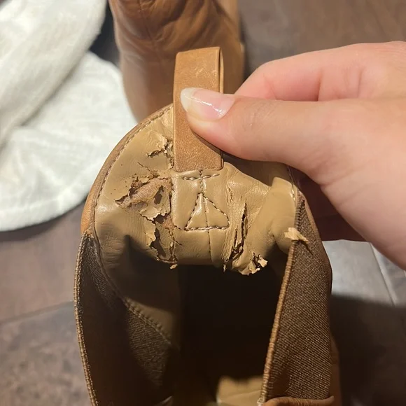 ZARA basic leather booties - Picture 4 of 7